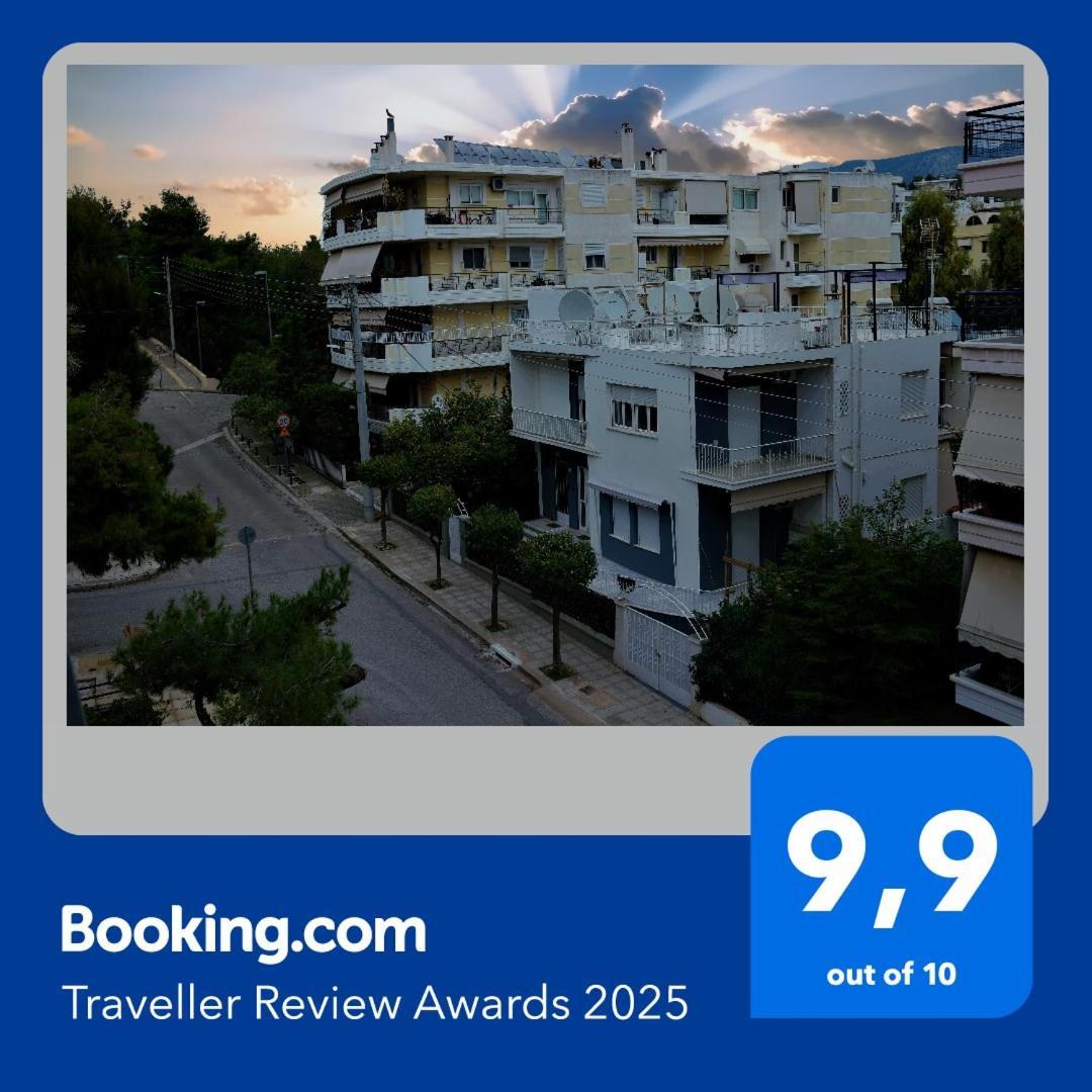 Zefyros Super Cool Apartments Next To Alimos Riviera Athena Bagian luar foto